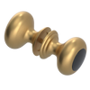Rubinet Shower Door Knob (set) Satin Gold