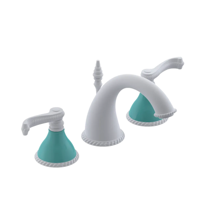 Rubinet Widespread Lav. Set. (less drain) Matt White