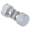 Rubinet Shower Door Knob (set) Satin Chrome