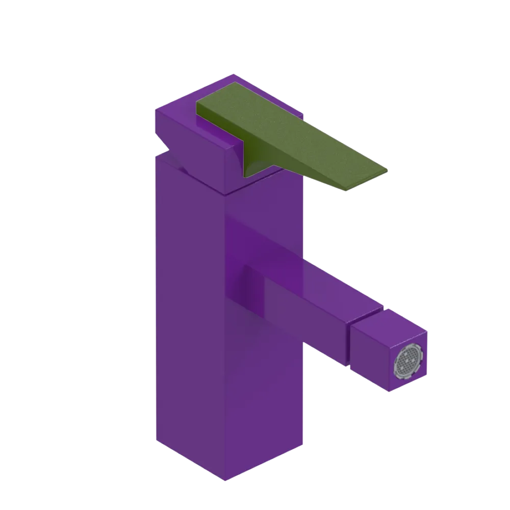 Rubinet Single Control Bidet Fitting (less drain) Purple Haze