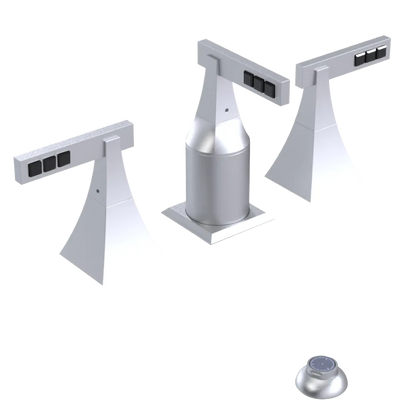 Rubinet Bidet Fitting with Spray, Diverter, and Vacum Breaker (Less Drain) Satin Chrome