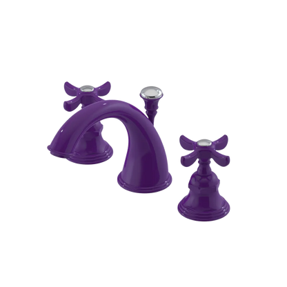 Rubinet Widespread Lav. Set. (less drain) Purple Haze