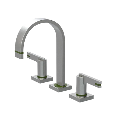 Rubinet Widespread Lav. Set. (less drain) Satin Nickel
