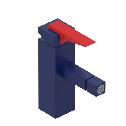 Rubinet Single Control Bidet Fitting (less drain) Midnight Blue
