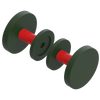 Rubinet Shower Door Knob (set) Green Envy