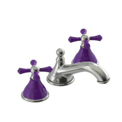 Rubinet Widespread Lav. Set. (less drain) Satin Nickel