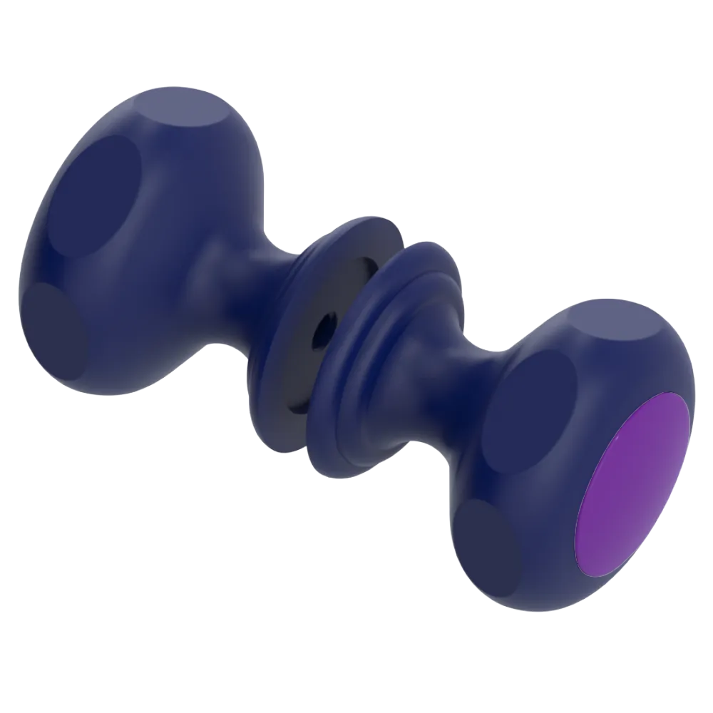 Rubinet Shower Door Knob (set) Midnight Blue