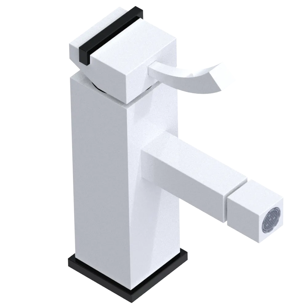 Rubinet Single Control Bidet Fitting (less drain) White
