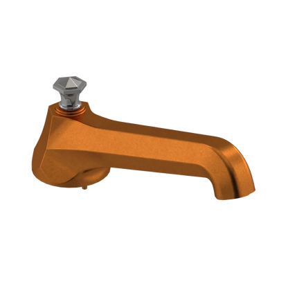 Rubinet Tub Filler Spout Deck Mount Antique Copper Matt