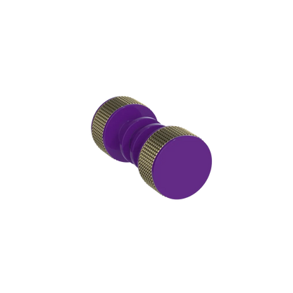 Rubinet Shower Door Knob (set) Purple Haze