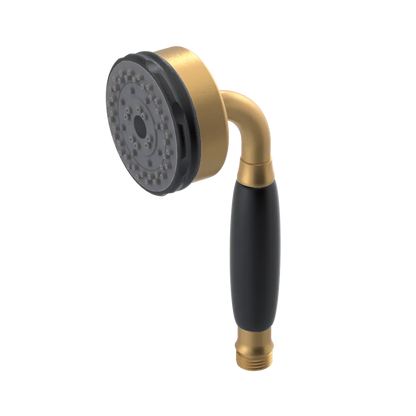 Rubinet 3 Function Hand Held Shower Only Satin Gold