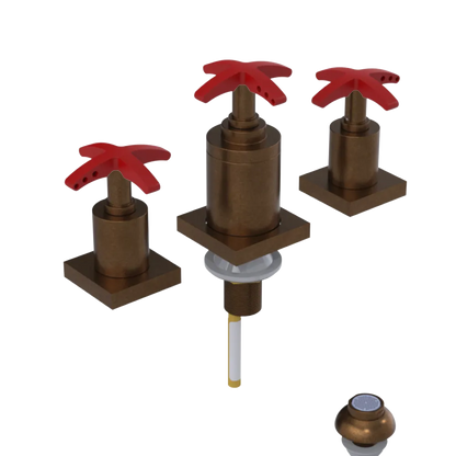 Rubinet Bidet Fitting with Spray, Diverter, and Vacuum Breaker (less drain) Oil Rubbed Bronze