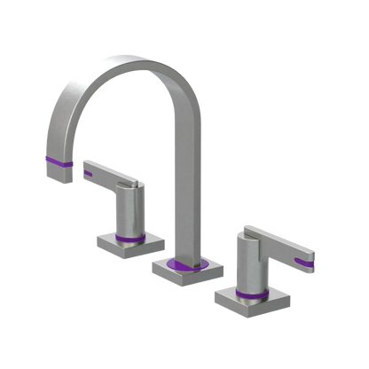 Rubinet Widespread Lav. Set. (less drain) Satin Nickel