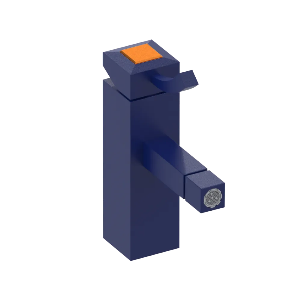 Rubinet Single Control Bidet Fitting (less drain) Midnight Blue