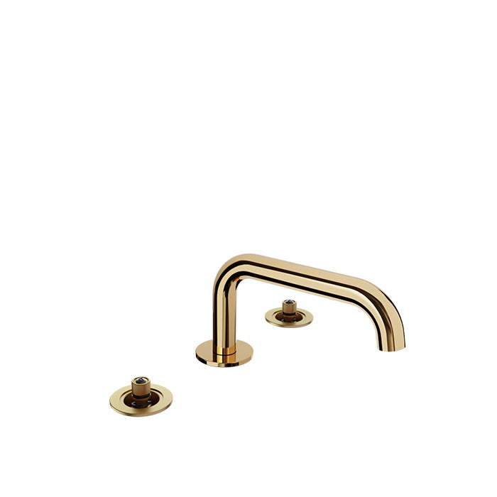 Baril 8" c/c lavatory faucet (without handle), drain included