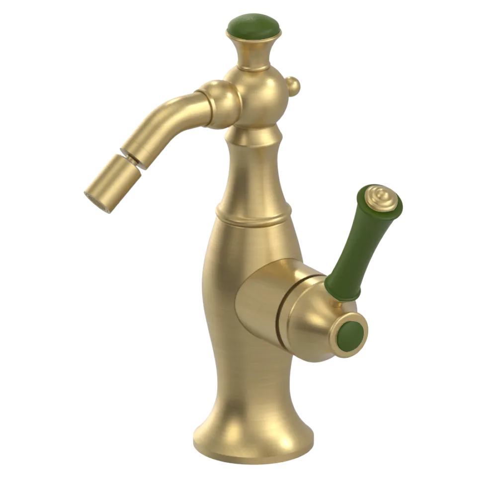 Rubinet Single Control Bidet Fitting (less drain) Satin Brass