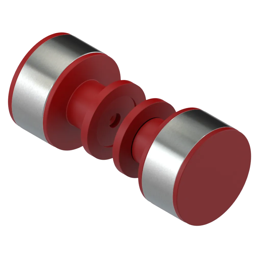 Rubinet Shower Door Knob (set) Maroon