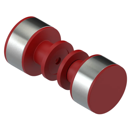 Rubinet Shower Door Knob (set) Maroon