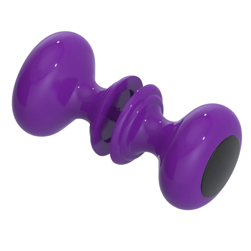 Rubinet Shower Door Knob (set) Purple Haze