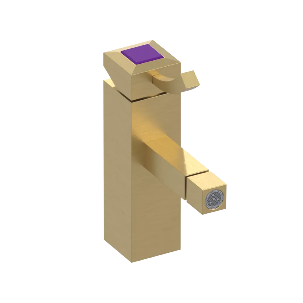 Rubinet Single Control Bidet Fitting (less drain) Satin Gold