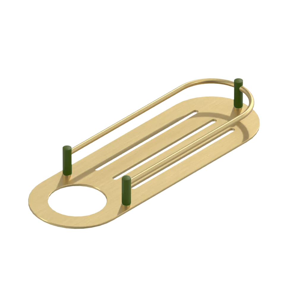 Rubinet Shelf Only Satin Gold