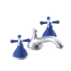 Rubinet Widespread Lav. Set. (less drain) Satin Chrome