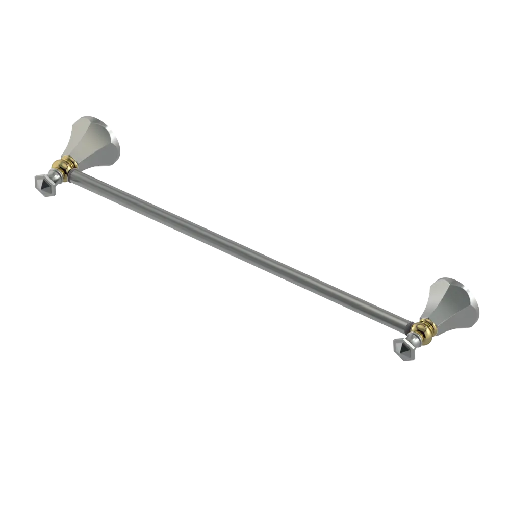 Rubinet Towel Bar 18" Satin Nickel