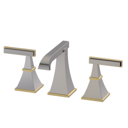 Rubinet Widespread Lav. Set. (less drain) Polished Nickel