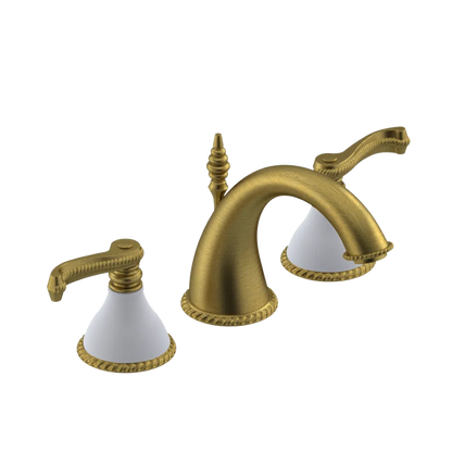Rubinet Widespread Lav. Set. (less drain) Antique Brass Matt