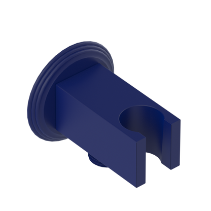 Rubinet Wall Bracket with Integral Supply with 1/2" NPT x 1/2" NPSM x 3" Nipple Midnight Blue
