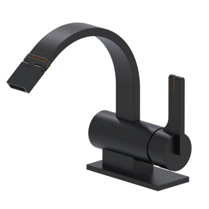 Rubinet Single Control Bidet Fitting (less drain) Matt Black