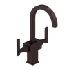 Rubinet Single Hole Dual Handle Lav. Set. (less drain) Oil Rubbed Bronze