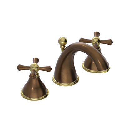 Rubinet Widespread Lav. Set. (less drain) Tuscan Brass