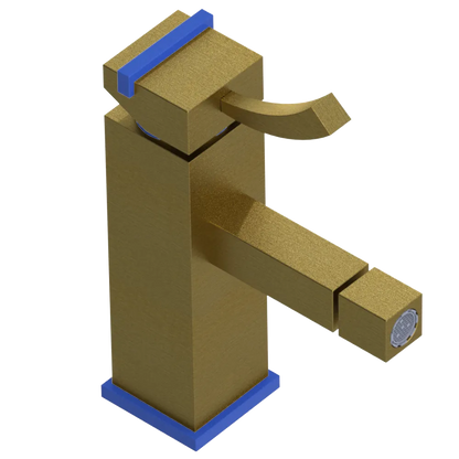 Rubinet Single Control Bidet Fitting (less drain) Antique Brass Matt