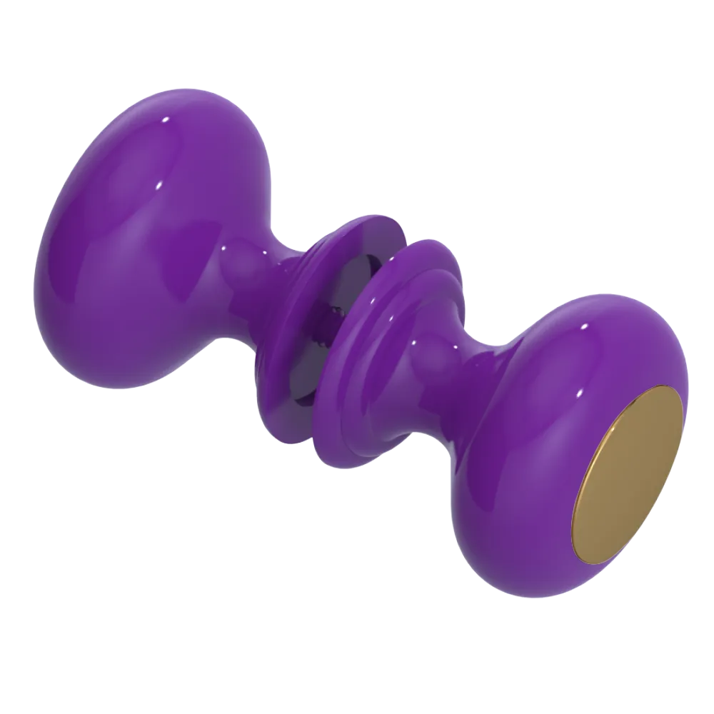 Rubinet Shower Door Knob (set) Purple Haze