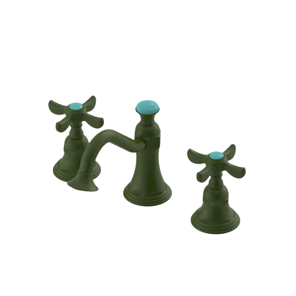 Rubinet Widespread Lav. Set. (less drain) Green Envy