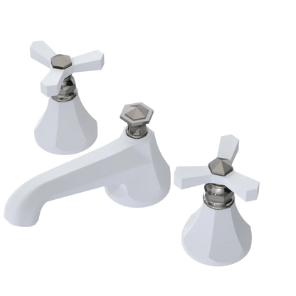 Rubinet Widespread Lav. Set. (less drain) Matt White