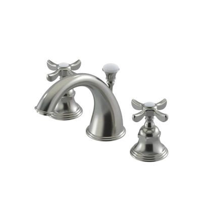 Rubinet Widespread Lav. Set. (less drain) Satin Nickel