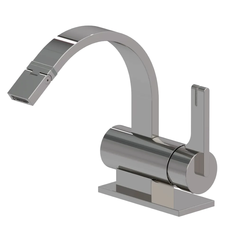 Rubinet Single Control Bidet Fitting (less drain) Polished Nickel