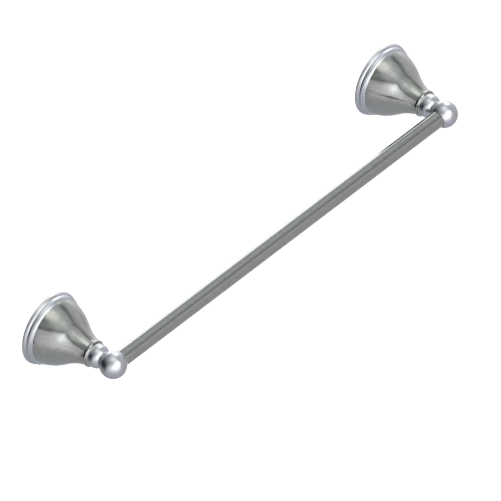 Rubinet Towel Bar 18" Satin Nickel