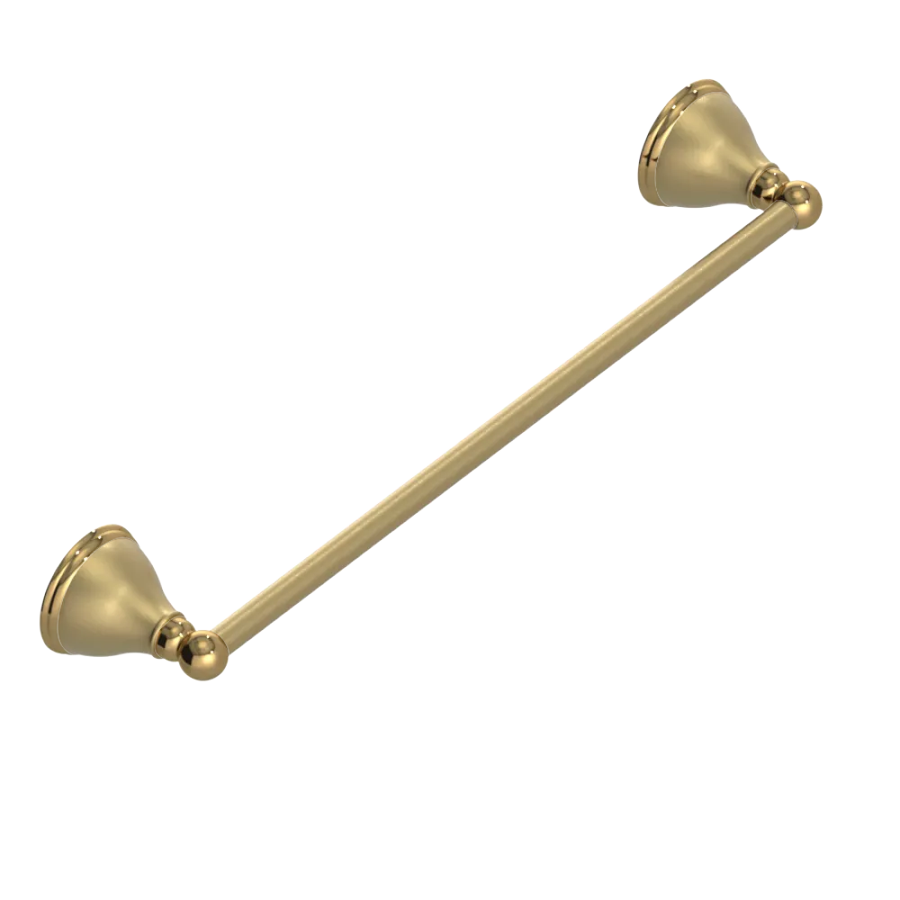 Rubinet Towel Bar 18" Satin Brass