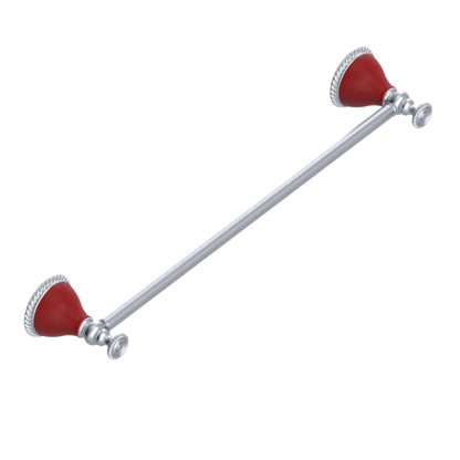 Rubinet Towel Bar 18" Satin Chrome