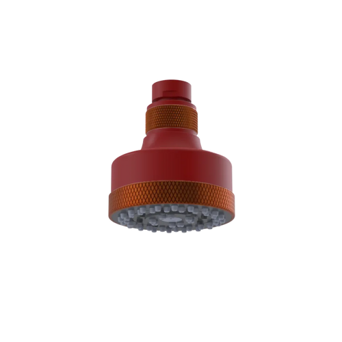 Rubinet 3 FUNCTION SHOWER HEAD Maroon