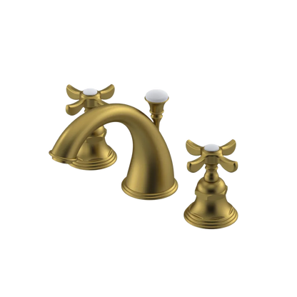 Rubinet Widespread Lav. Set. (less drain) Antique Brass Matt