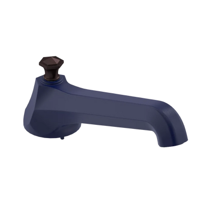 Rubinet Tub Filler Spout Deck Mount Midnight Blue