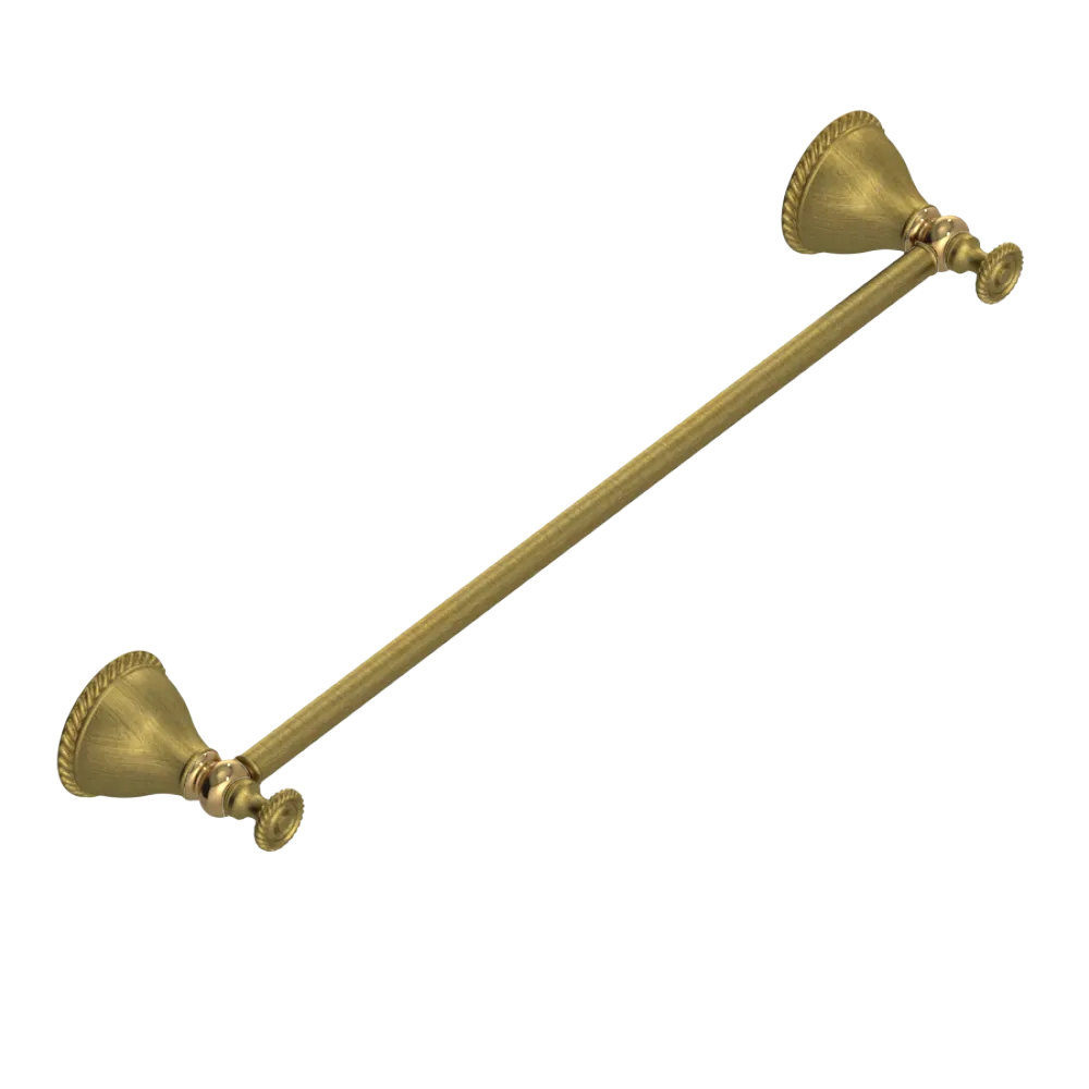 Rubinet Towel Bar 18" Antique Brass Matt