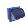 Rubinet RECESSED TOILET PAPER HOLDER Blu Jean
