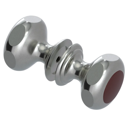 Rubinet Shower Door Knob (set) Satin Nickel