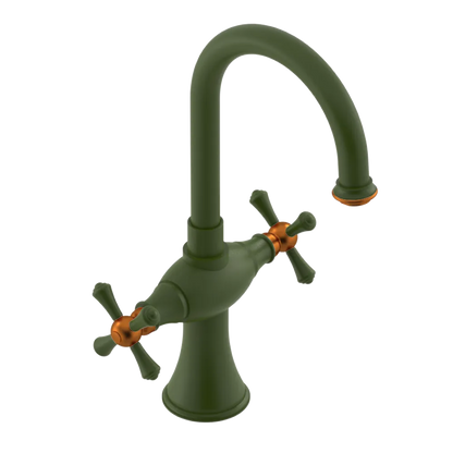 Rubinet Single Hole Dual Handle Lav. Set. (less drain) Green Envy