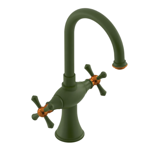 Rubinet Single Hole Dual Handle Lav. Set. (less drain) Green Envy